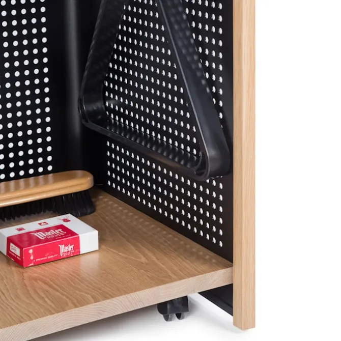 Mou Indoor Floor Cue Rack Oak