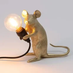 Mouse Lamp Sitting