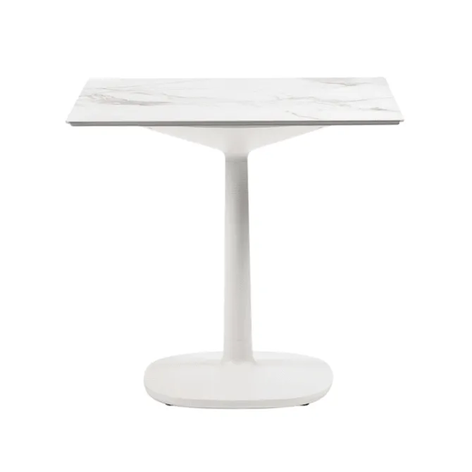Multiplo 4140 kvadratisk bord 78x78cm med liten kvadratisk base R1,5cm