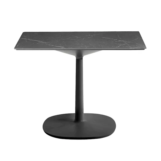 Multiplo 4075 kvadratisk bord 99x99cm med stor kvadratisk base R25cm