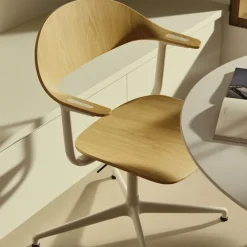 Mynt skrivebordsstol natural oak