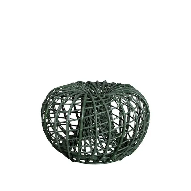 Nest Fotpall Liten Mørkegrønn