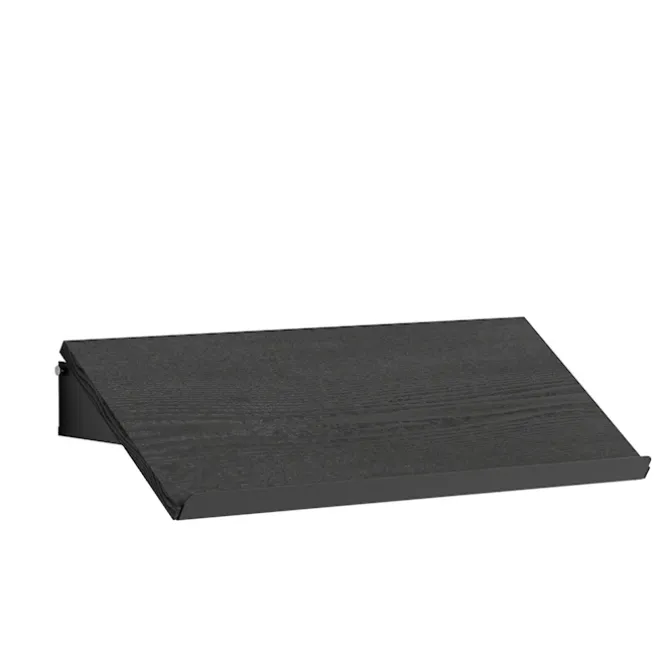 New Works Magazine Shelf Kit Black Ash/Black