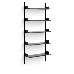 New Works Wall Shelf 190 - Black Ash/Black