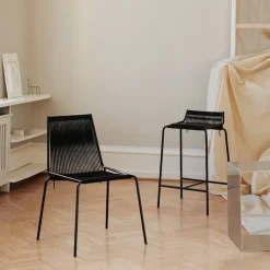 Noel Counter Chair Black Base
