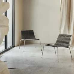 Noel Lounge Chair Steel Base