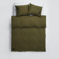 Nude Duvet Cover Jersey - Washed Army Green