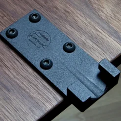 Nyhavn spisebord med klaffar Black Linoleum/Walnut