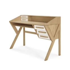 Oak Origami Desk