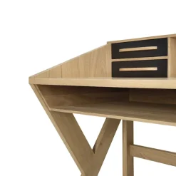 Oak Origami Desk
