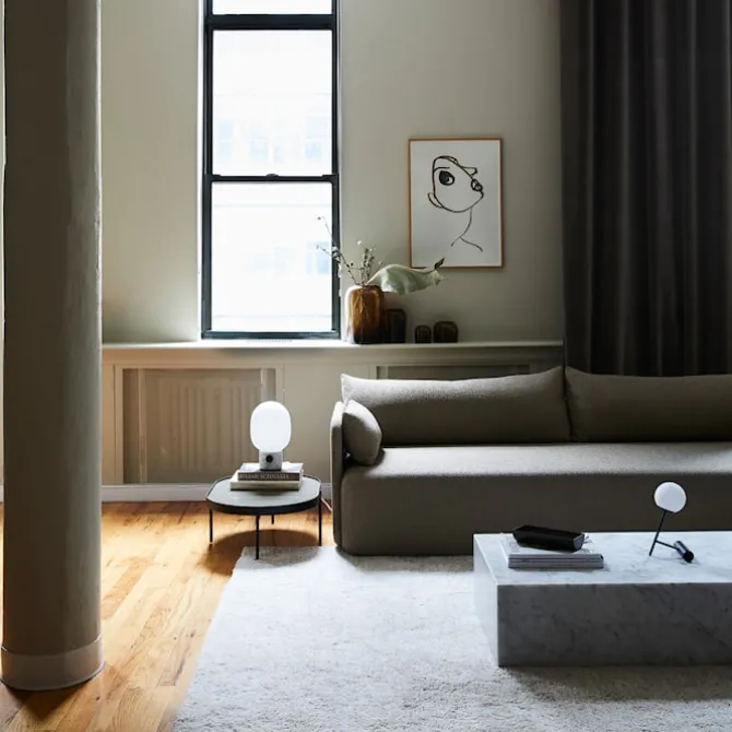 Offset 2-seters sofa