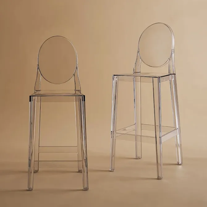 One More Stool Oval Back Rest H.65 cm