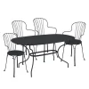 Opera+ spisegruppe ovlat bord & 4 karmstoler