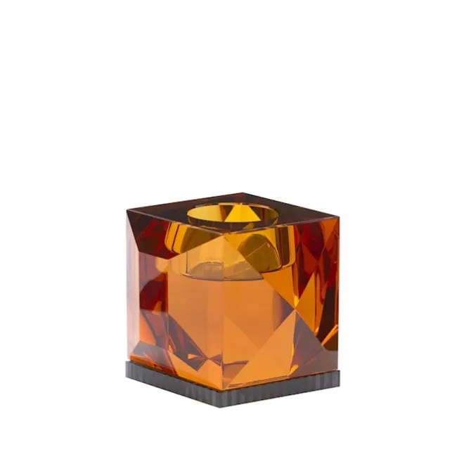 Ophelia Amber T-Light Holder