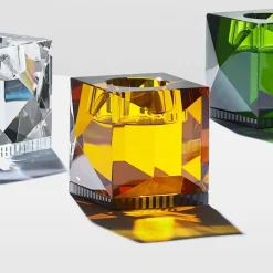 Ophelia Amber T-Light Holder