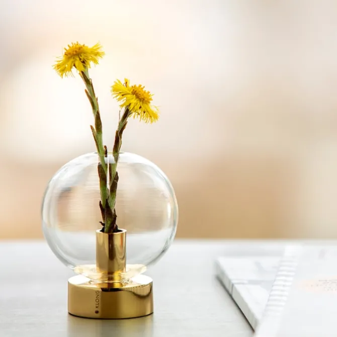Orbis Vase - Messing