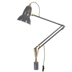 Original 1227 Brass Lamp With Wall Bracket