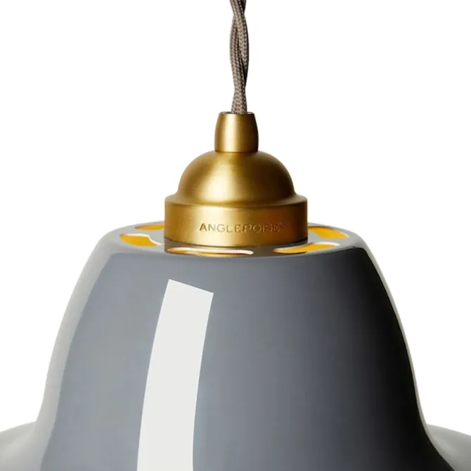 Original 1227 Brass Midi Wide Pendant Lamp