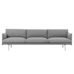 Outline 3 1/2-Seater / Polished Aluminium Base