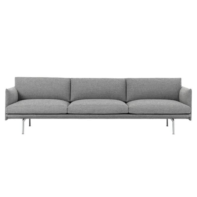Outline 3 1/2-Seater / Polished Aluminium Base