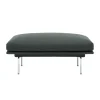 Outline Pouf / Polished Aluminium Base