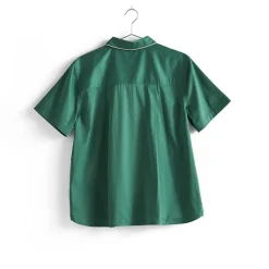 Outline pyjamasskjorte Emerald Green