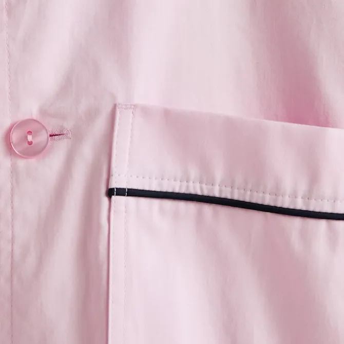 Outline pyjamasskjorte Soft Pink