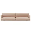 Outline 3-Seater / Polished Aluminium Base