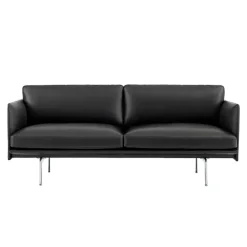 Outline 2-Seater / Polished Aluminium Base