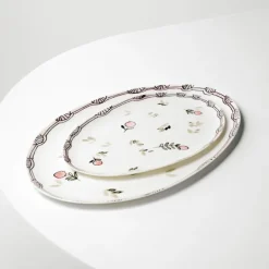 Oval Plate °2 L Mirtillo Nude