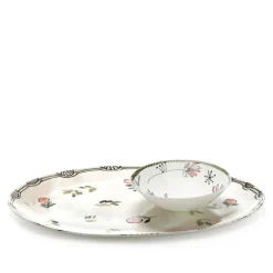 Oval Plate °2 L Mirtillo Nude