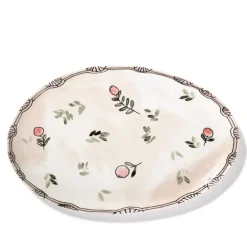 Oval Plate °2 L Mirtillo Nude