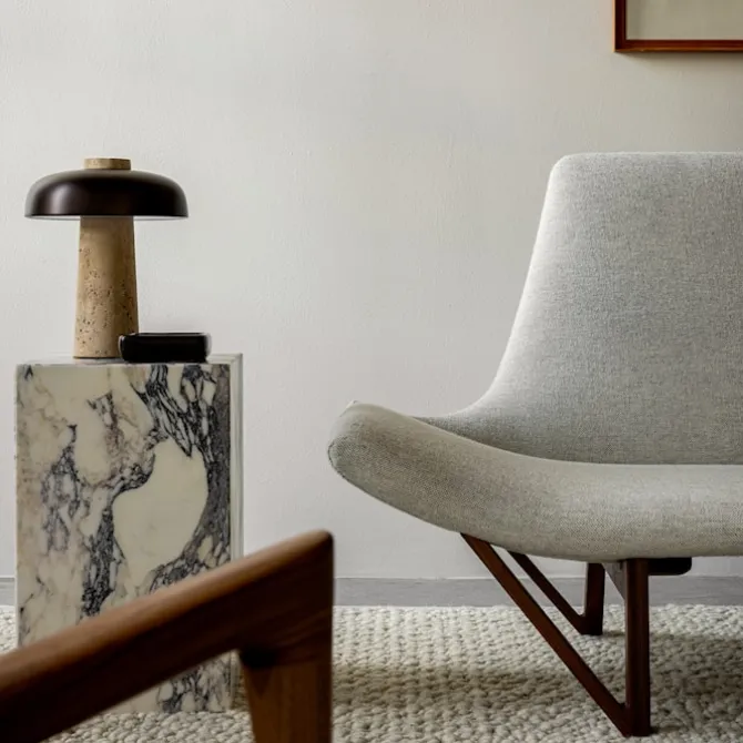 Pagode sofa valnøtt
