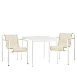 Palissade cord spisegruppe med bord & 2 karmstoler