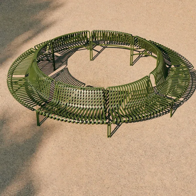 Palissade Dining pute parkbenk 2-pack In/In