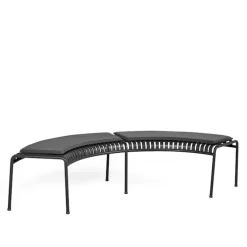 Palissade pute parkbenk 2-pak