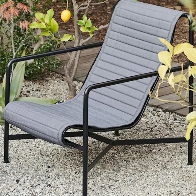 Palissade Quilted pute lounge stol høy