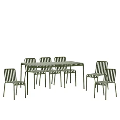 Palissade spisestuesett med bord 90x170cm og 6 stoler