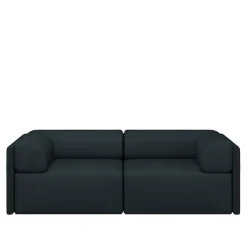 Palo Block 2-seater Sofa Low Back with Armrests
