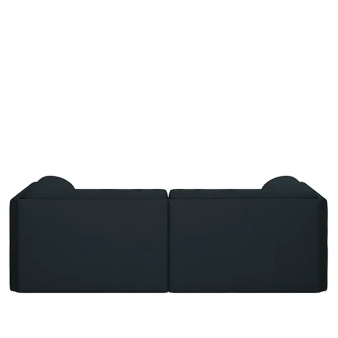 Palo Block 2-seater Sofa Low Back with Armrests
