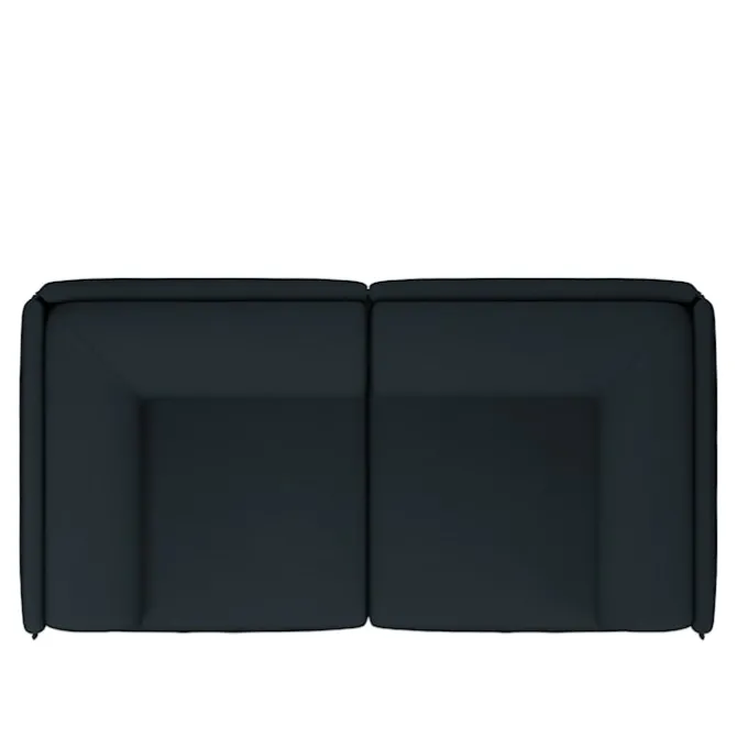 Palo Block 2-seater Sofa Low Back with Armrests