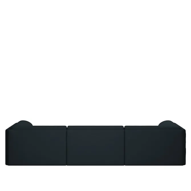 Palo Block 3-seater Sofa Low Back with Armrests