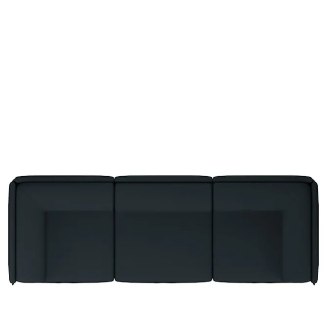 Palo Block 3-seater Sofa Low Back with Armrests