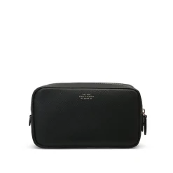 Panama Double Zip Washbag - Black