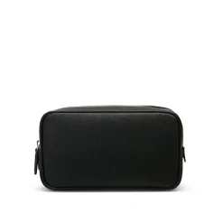 Panama Double Zip Washbag - Black