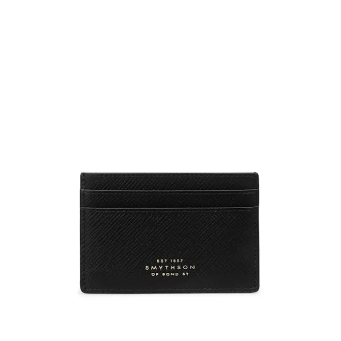 Panama Flat Card Holder - Black