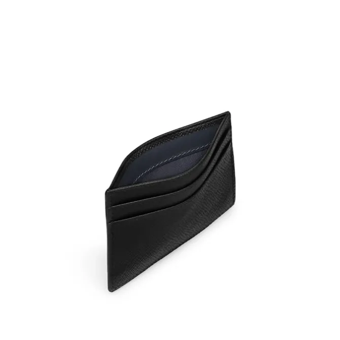 Panama Flat Card Holder - Black