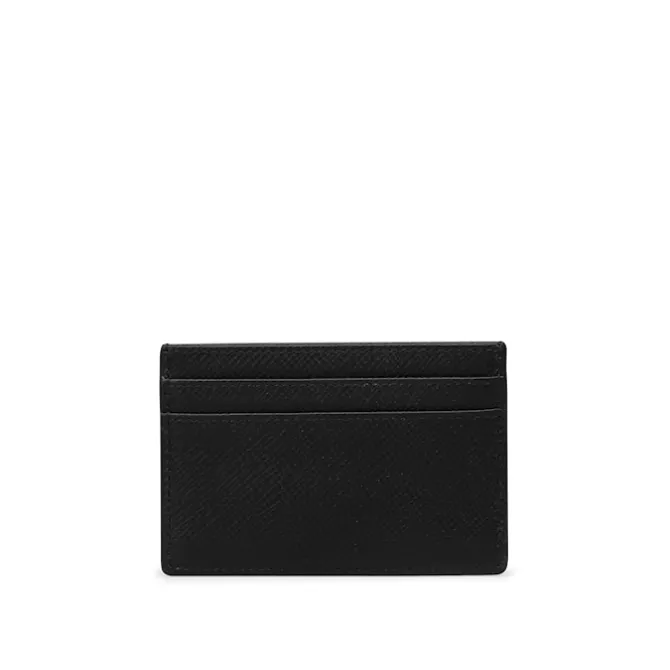 Panama Flat Card Holder - Black