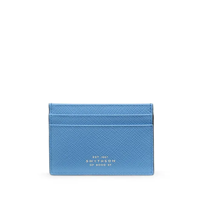Panama Flat Card Holder - Nile Blue