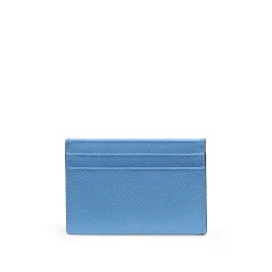 Panama Flat Card Holder - Nile Blue